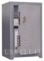 Универсальный сейф для документов, пистолетов, боеприпасов US8 12.L43 (Gunsafe(US))