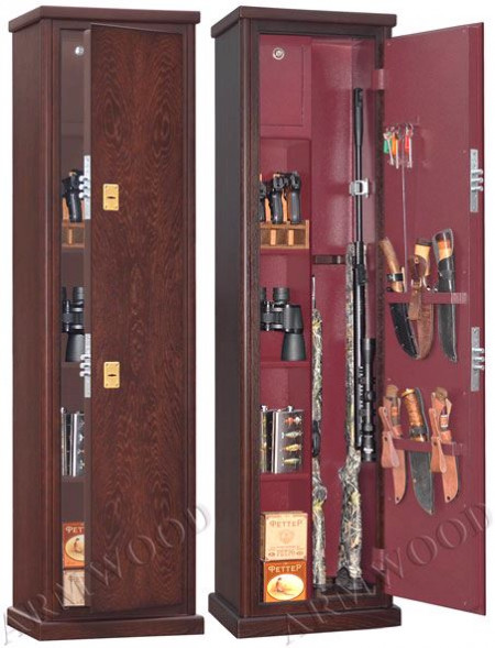 Оружейный сейф в дереве Armwood-524.074 Primary. (ArmWood)