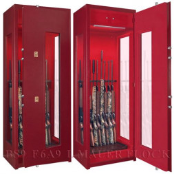Оружейный сейф с бронестёклами и подсветкой BS9 F6A9 L Mauer Flock (Gunsafe(BS9))