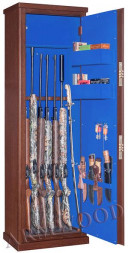 Оружейный сейф с отделкой натуральным деревом Armwood-57.074 Flock. (ArmWood)